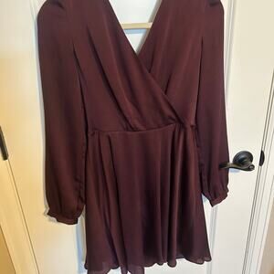 Express Cocktail Dress Longsleeve